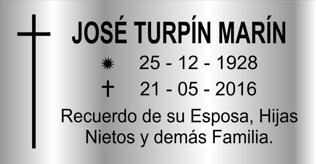 placas difunto